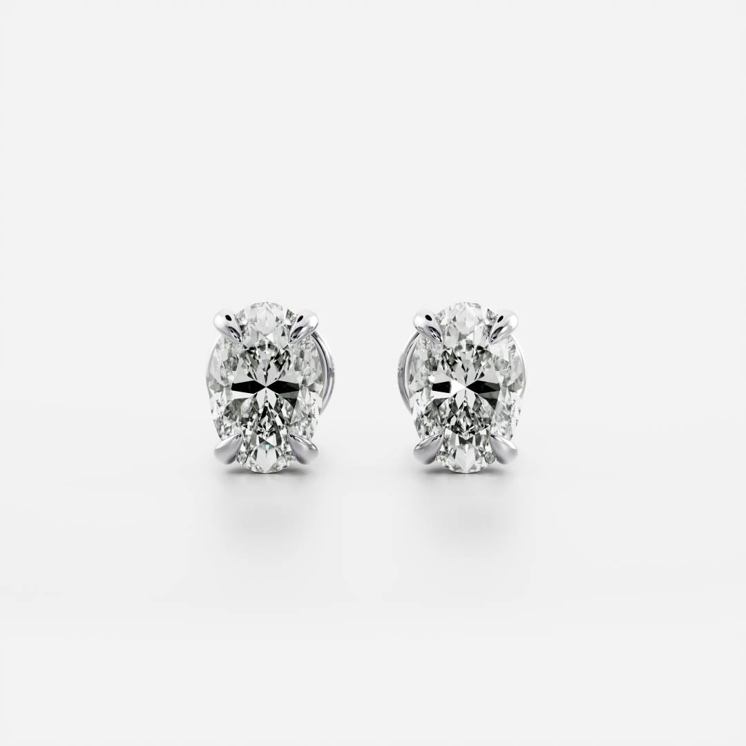 The Aria Oval Cut Lab-Grown Diamond Studs