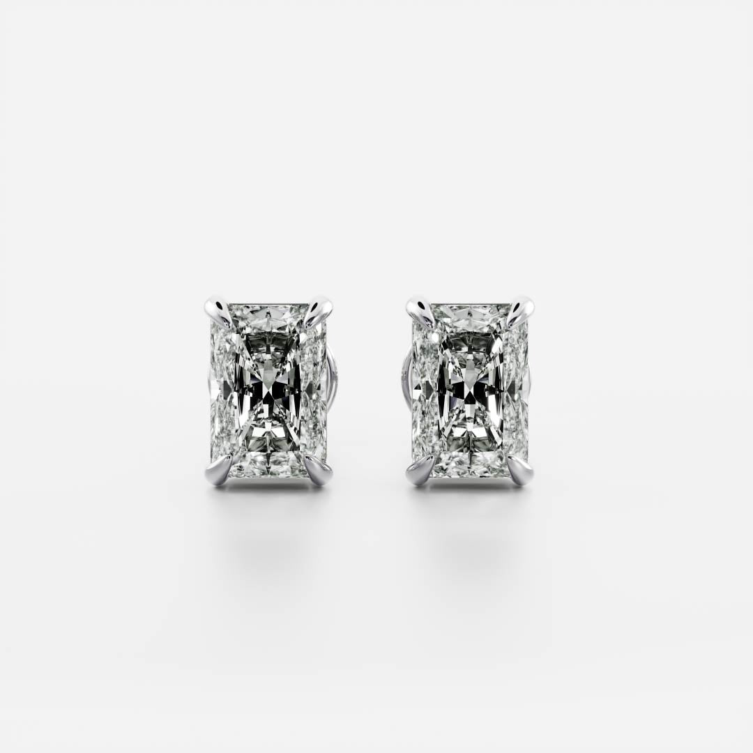 The Freya Radiant Cut Lab-Grown Diamond Studs