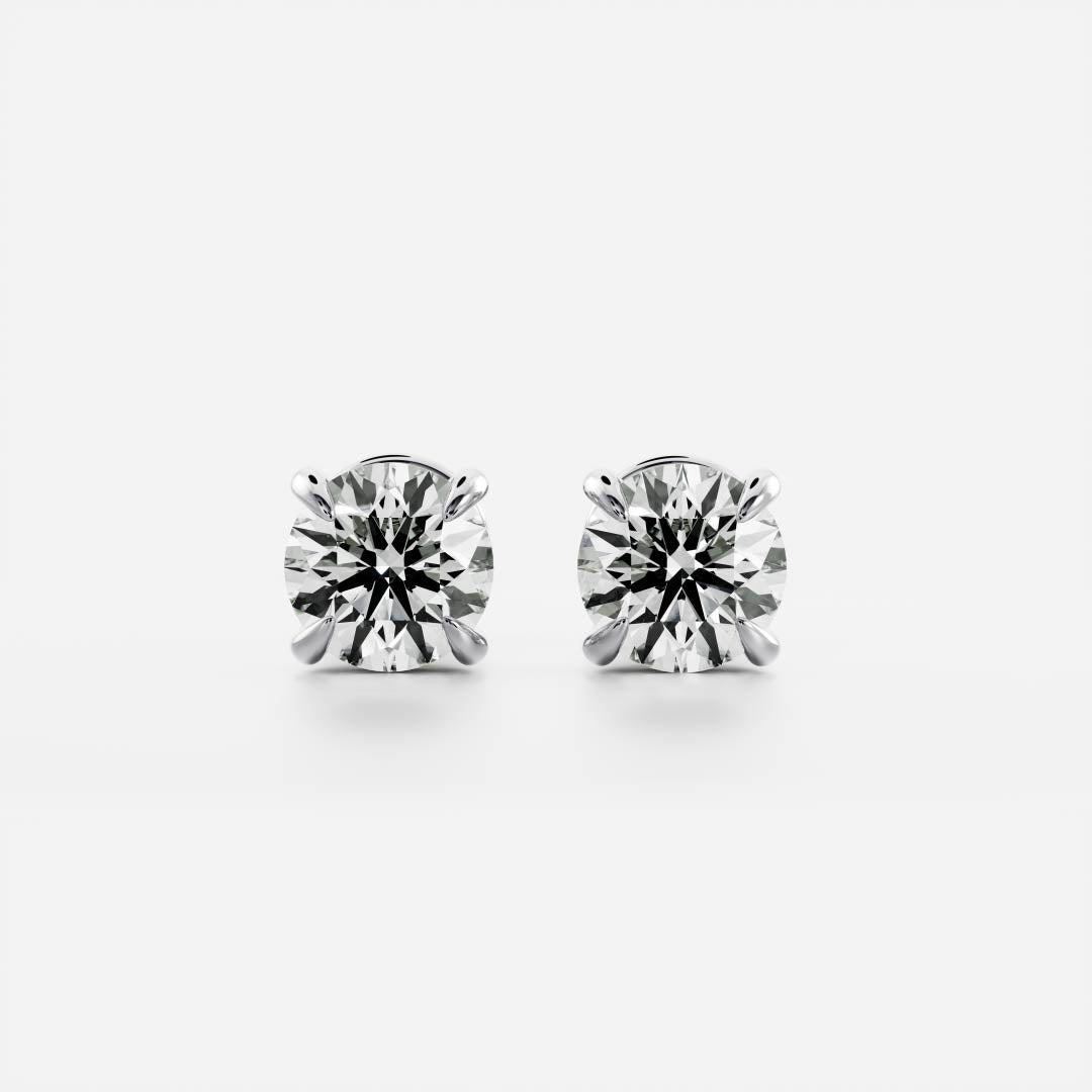 The Stella Round Brilliant Lab-Grown Diamond Studs