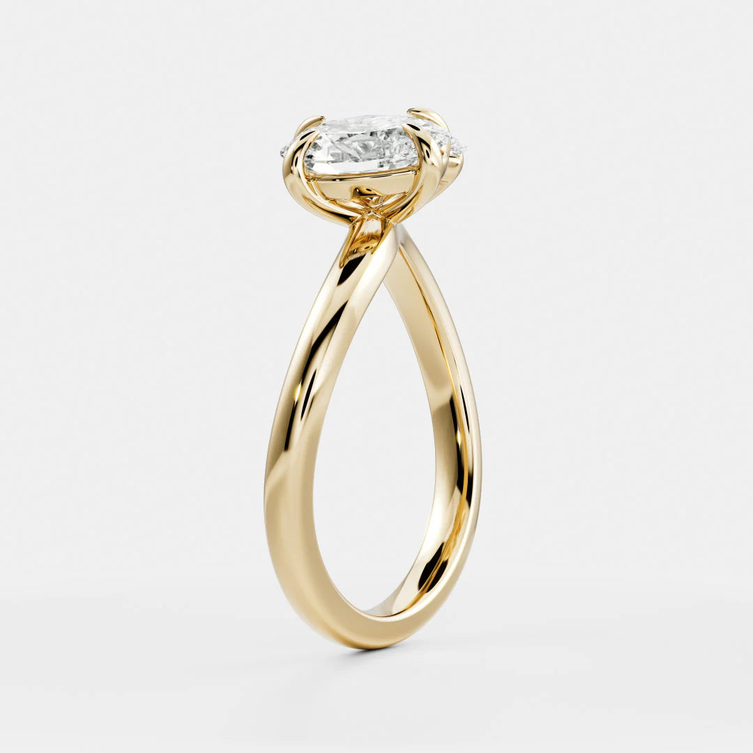 Oval & Marquise Lab-Grown Diamond Toi et Moi Engagement Ring