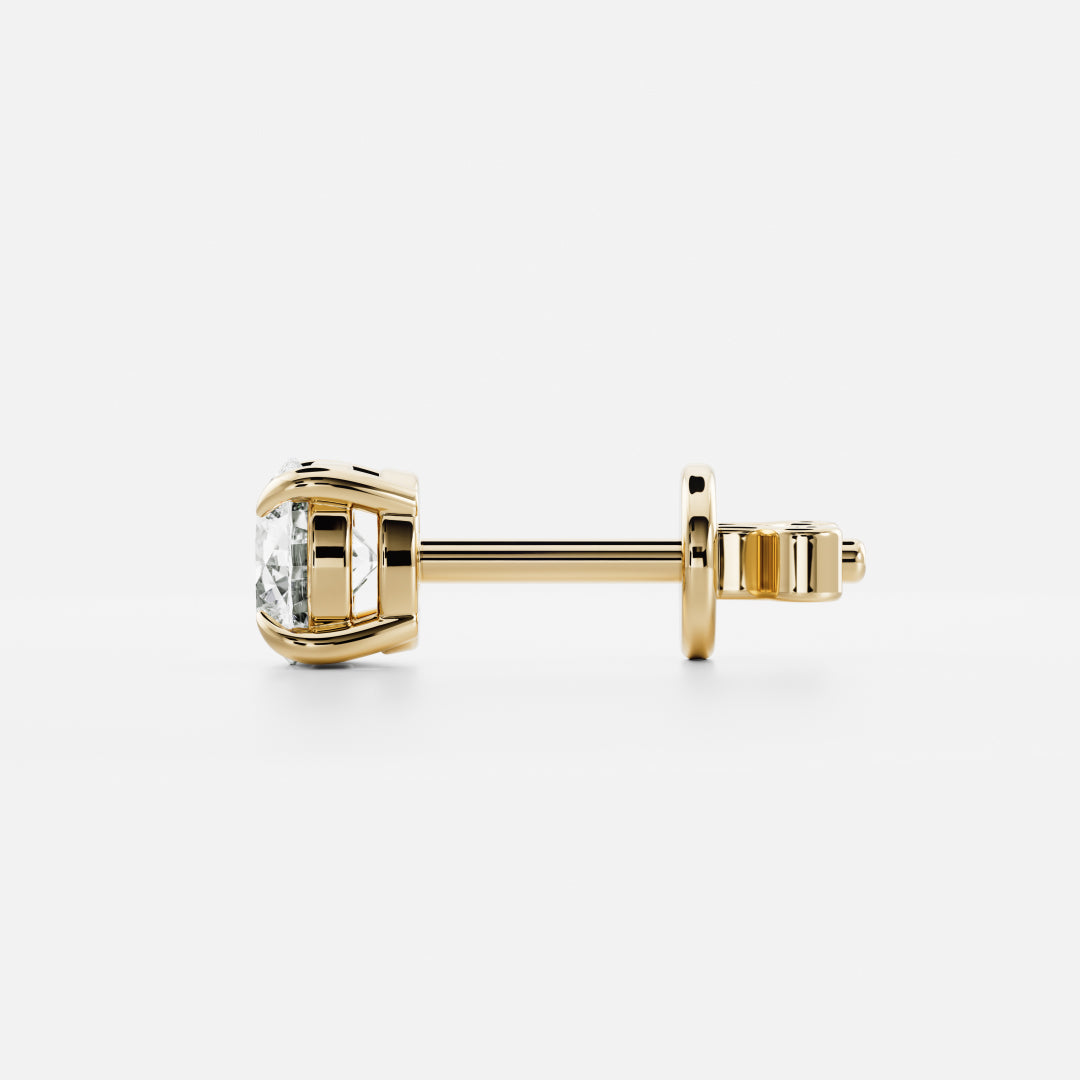 The Stella Round Brilliant Lab-Grown Diamond Studs