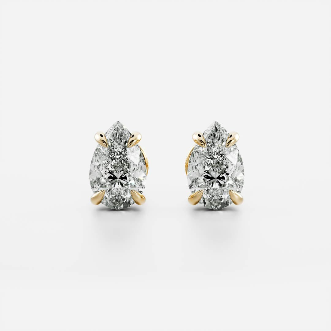 The Seraphina Pear Cut Lab-Grown Diamond Studs