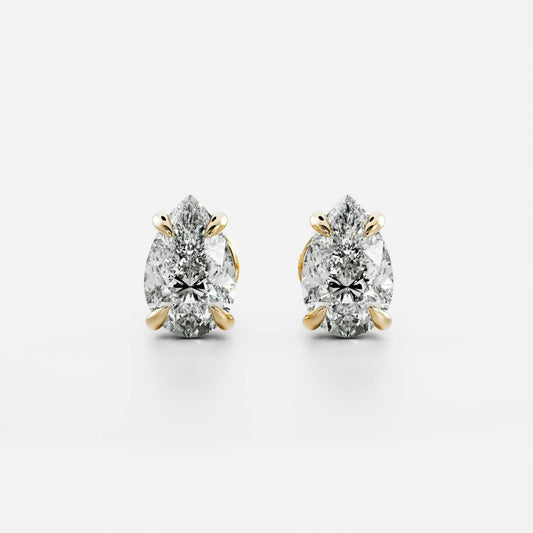 The Seraphina Pear Cut Lab-Grown Diamond Studs