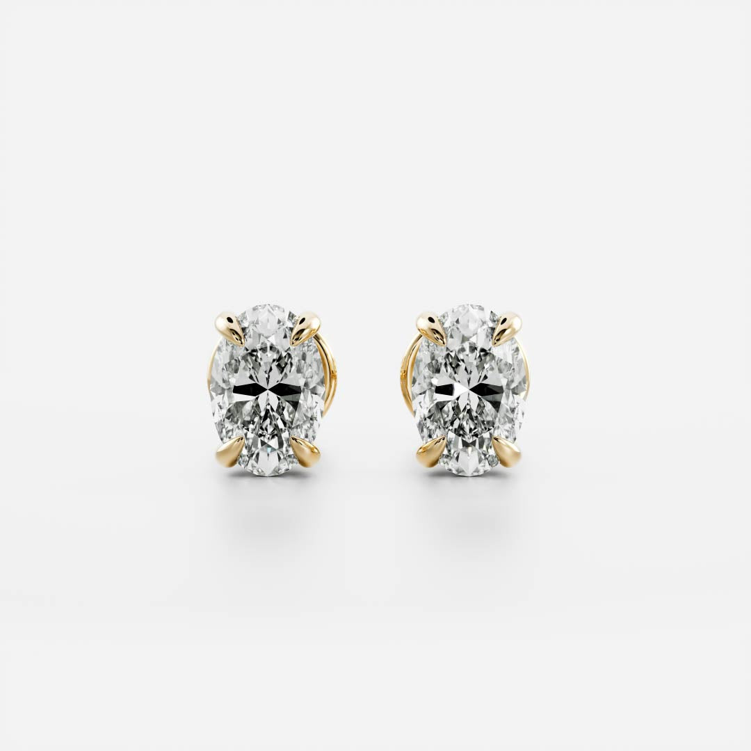 The Aria Oval Cut Lab-Grown Diamond Studs