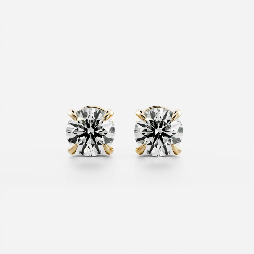 The Stella Round Brilliant Lab-Grown Diamond Studs