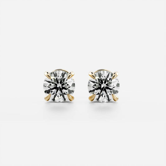 The Stella Round Brilliant Lab-Grown Diamond Studs